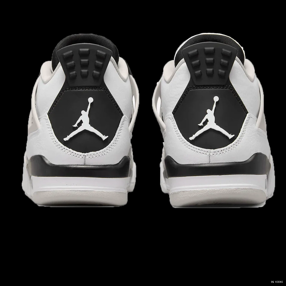 Military GS 4 Air Jordan Retro Black 0810